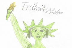 "Freiheitsstatue", Oskar, 9 Jahre